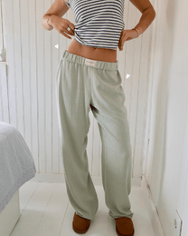 Women&#39;s Relaxed Fit Cotton Blend Lounge Trousers