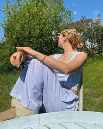 Women&#39;s Relaxed Fit Cotton Blend Lounge Trousers