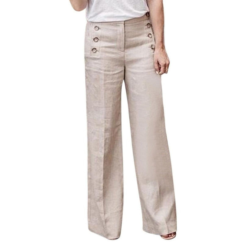 Women&#39;s Relaxed Fit Linen Pants