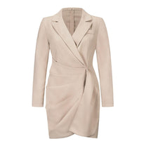 Women&#39;s Reversible Dress With Classic Lapels