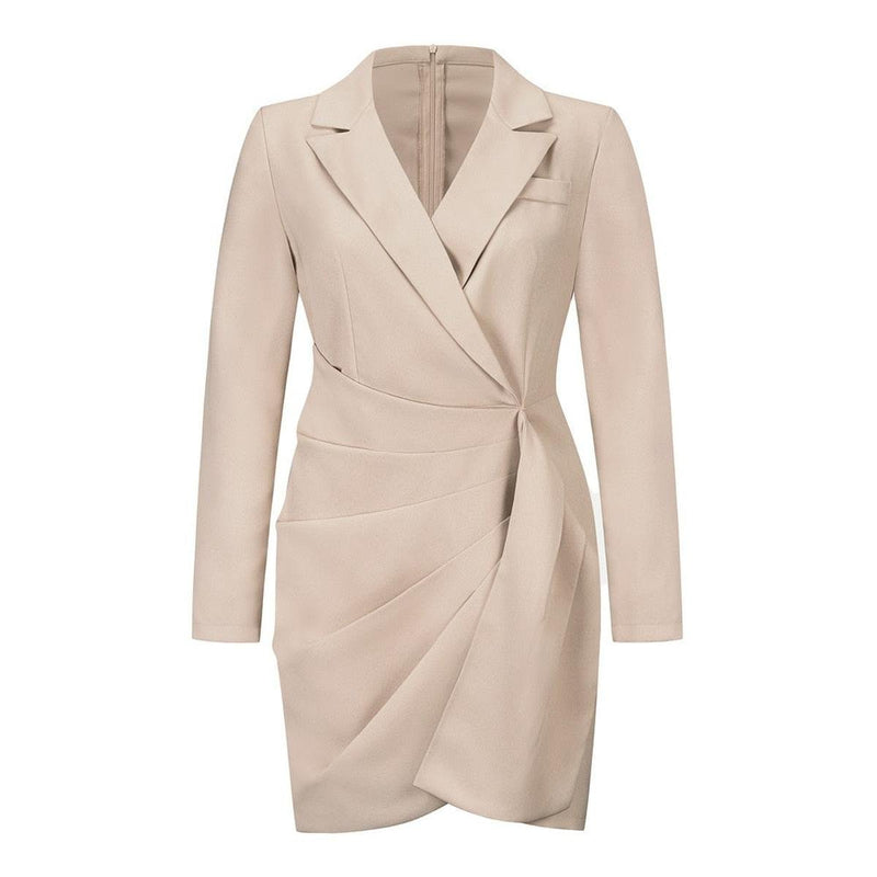 Women&#39;s Reversible Dress With Classic Lapels