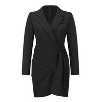 Women&#39;s Reversible Dress With Classic Lapels
