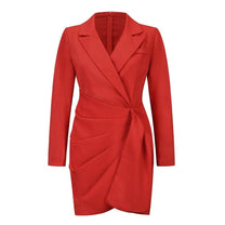 Women&#39;s Reversible Dress With Classic Lapels