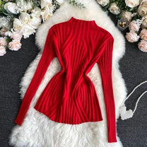 Women&#39;s Roll-Neck Jumper With Long Sleeves - Warm And Versatile