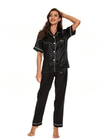 Women&#39;s Satin Pajama Set With Adjustable Straps