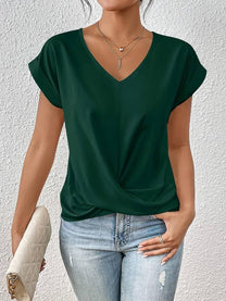 Women&#39;s Short Sleeve Cotton Blend Casual T-Shirt