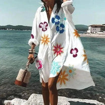 Women&#39;s Short Sleeve Midi Dress