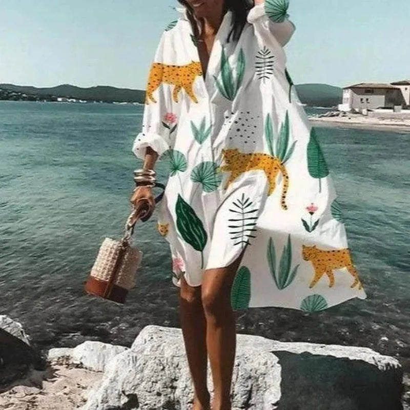 Women&#39;s Short Sleeve Midi Dress