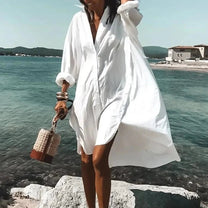 Women&#39;s Short Sleeve Midi Dress