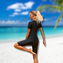 Women&#39;s Shorty Neoprene Wetsuit With UV Protection