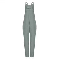 Women&#39;s Sleeveless Casual Jumpsuit With Pockets