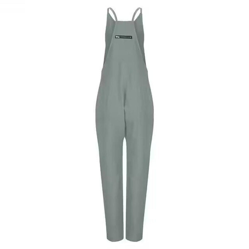 Women&#39;s Sleeveless Casual Jumpsuit With Pockets