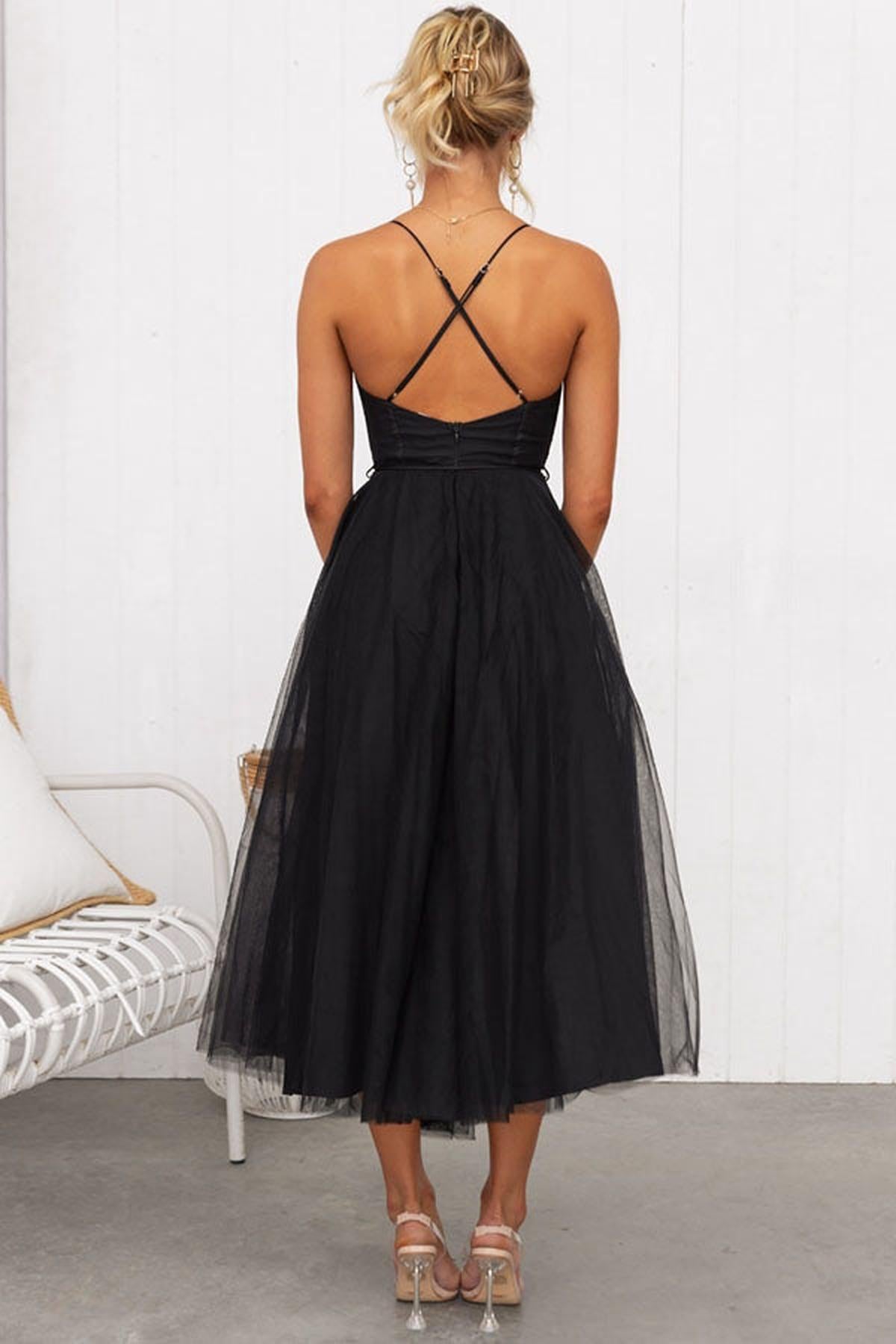 Women&#39;s Sleeveless Chiffon Maxi Dress With Tulle Overlay