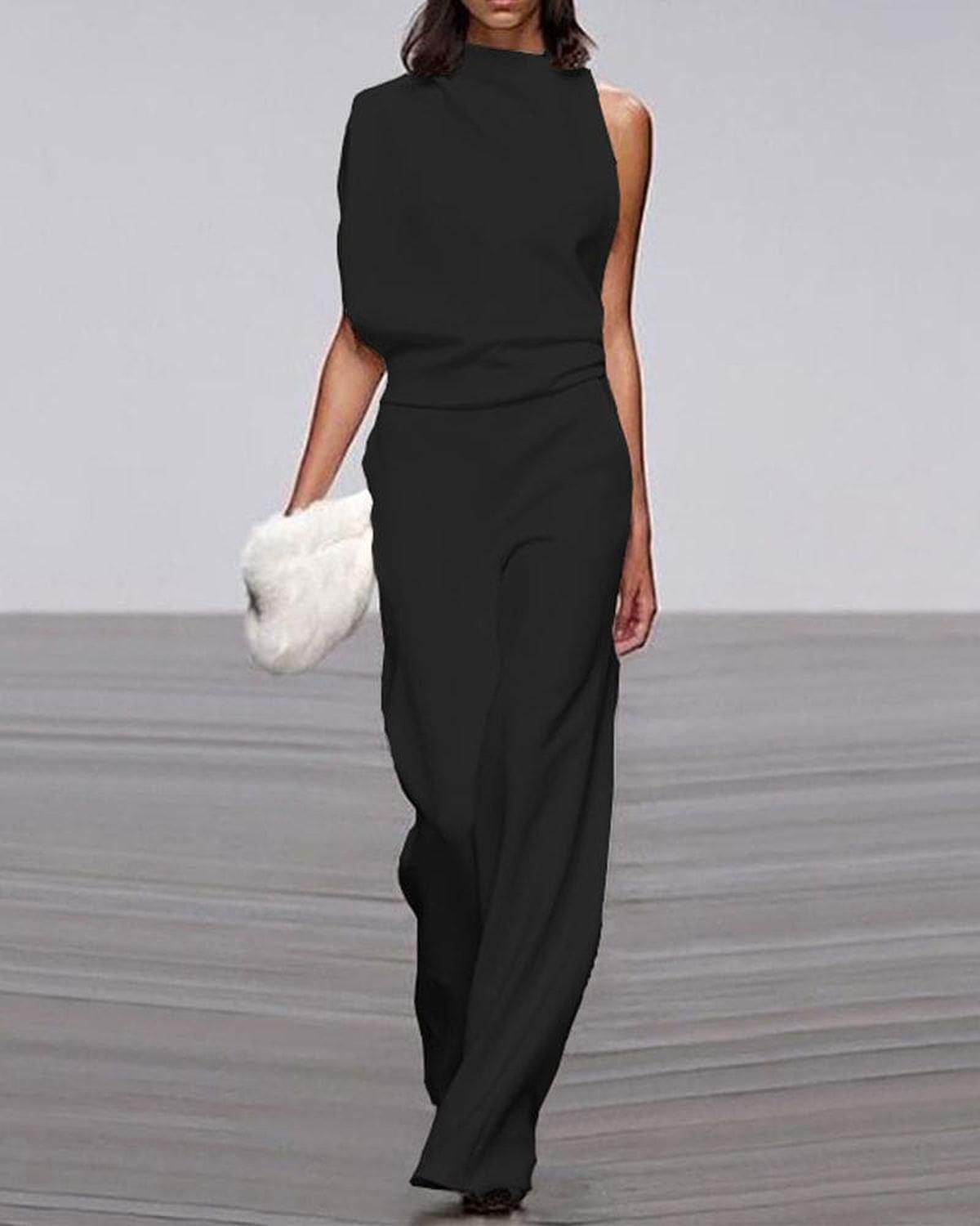 Women&#39;s Sleeveless Formal Jumpsuit