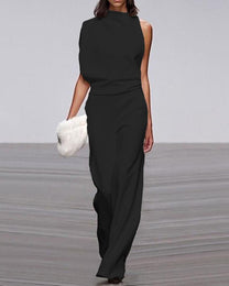 Women&#39;s Sleeveless Formal Jumpsuit