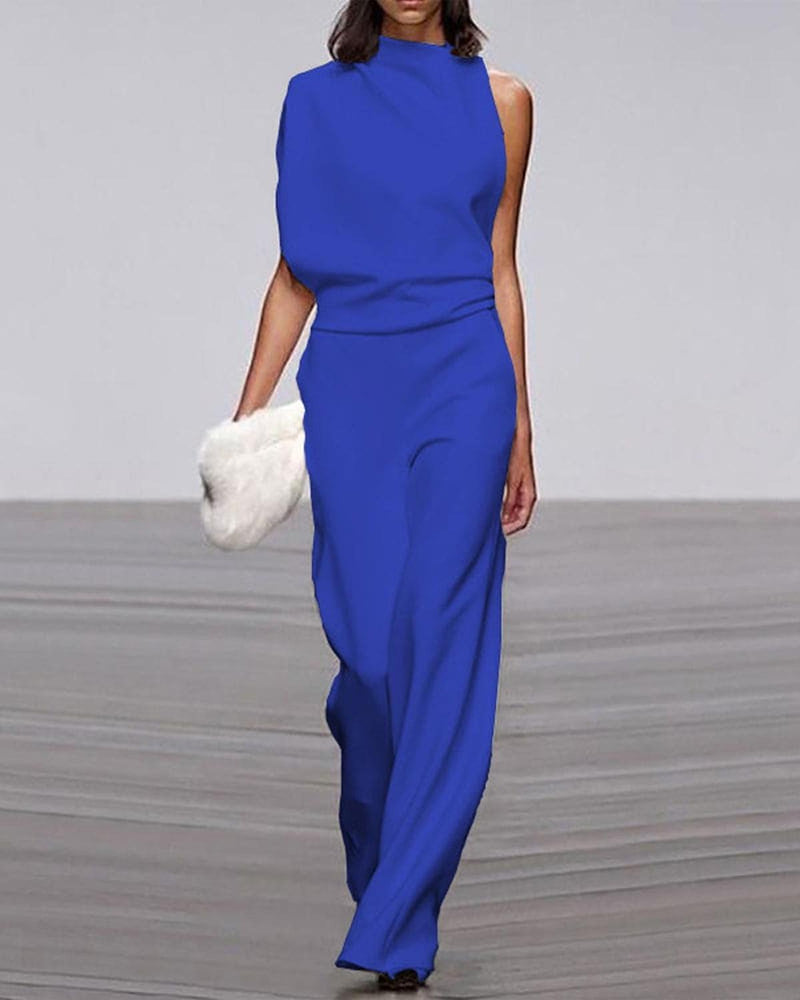 Women&#39;s Sleeveless Formal Jumpsuit