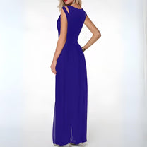 Women&#39;s Sleeveless Wide-Leg Jumpsuit