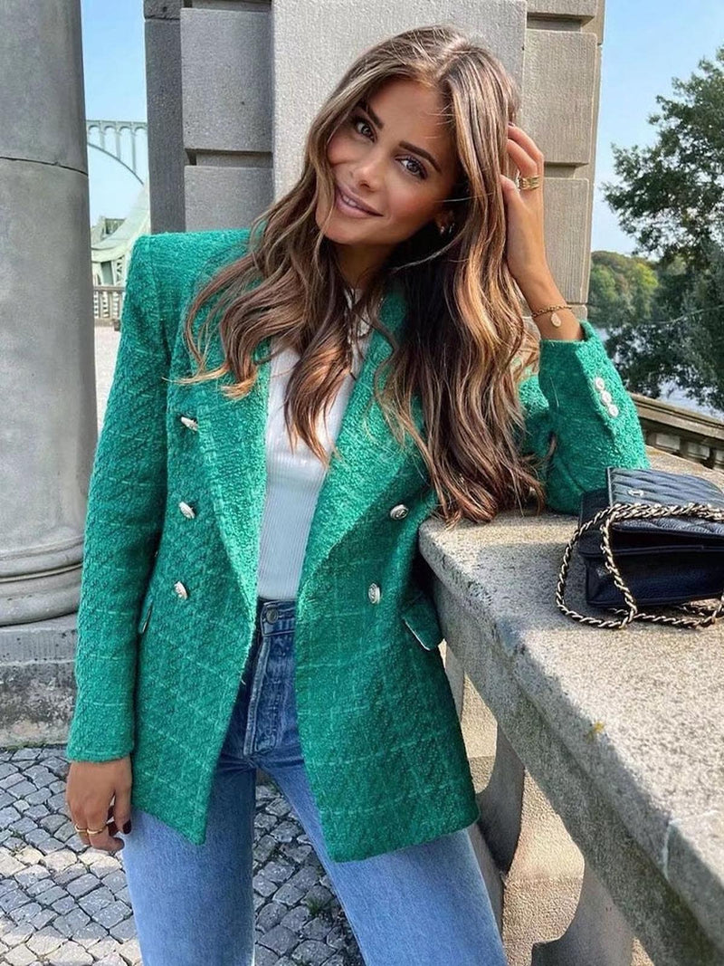 Women&#39;s Slim Fit Blazer Tailored Jacket
