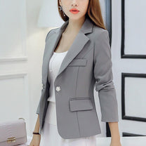 Women&#39;s Slim Fit Long Sleeve Blazer Coat