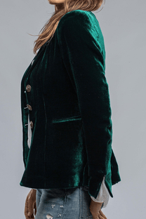 Women&#39;s Slim Fit Retro Lapel Blazer With Pockets