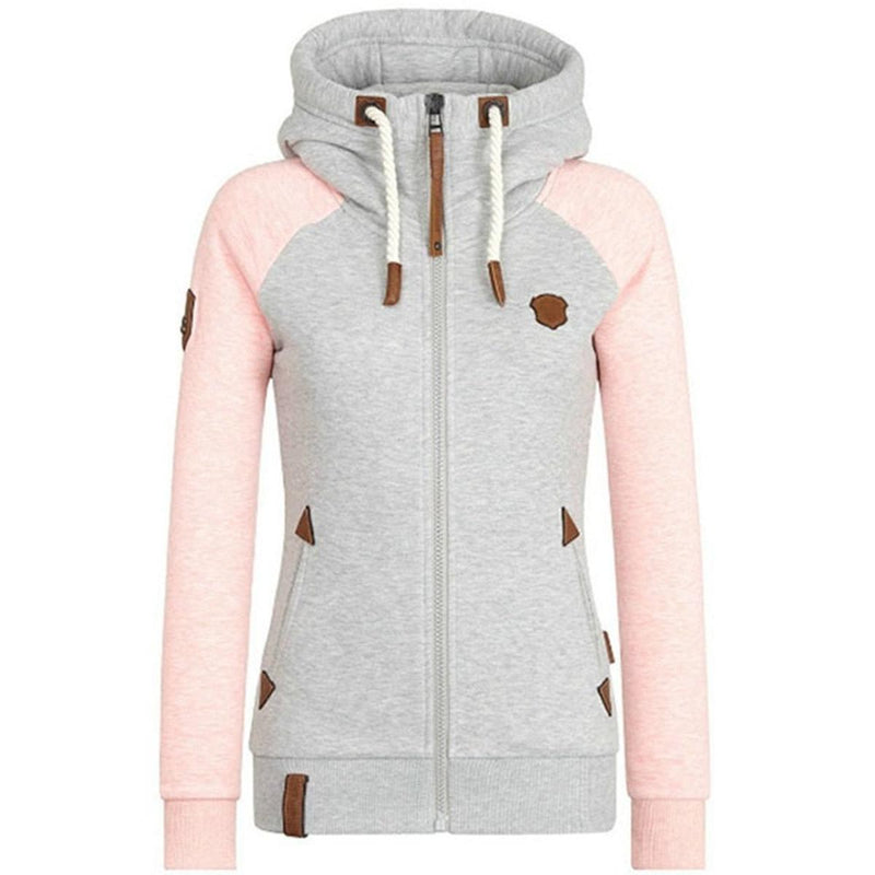 Women&#39;s Slim Fit Zip Hoodie for Comfort and Style