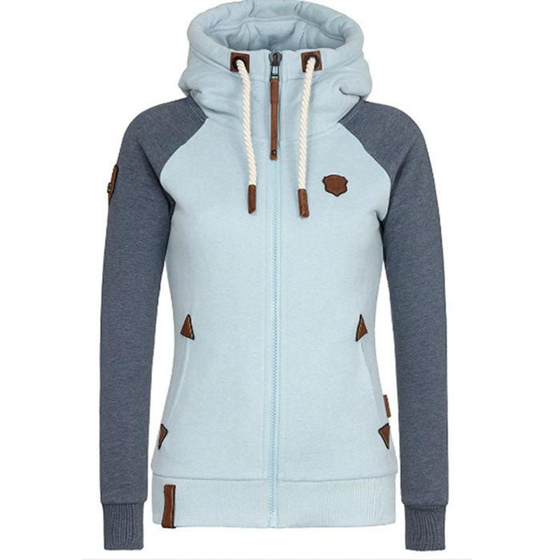 Women&#39;s Slim Fit Zip Hoodie for Comfort and Style