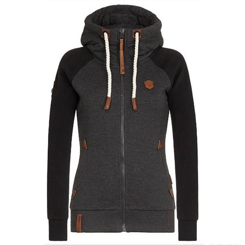 Women&#39;s Slim Fit Zip Hoodie for Comfort and Style