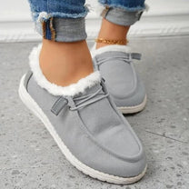 Women&#39;s Slip-On Winter Shoes With Plush Lining