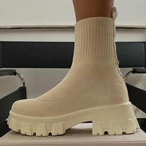 Women&#39;s Sock Sneakers With Breathable Fabric And Non-Slip Sole