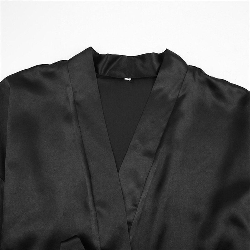 Women&#39;s Soft Bathrobe With Belt And Pockets