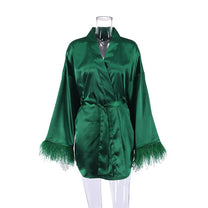 Women&#39;s Soft Bathrobe With Belt And Pockets