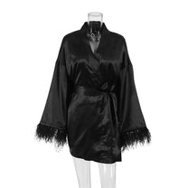 Women&#39;s Soft Bathrobe With Belt And Pockets