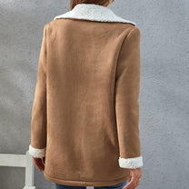 Women&#39;s Soft Fabric Jacket With Versatile Design