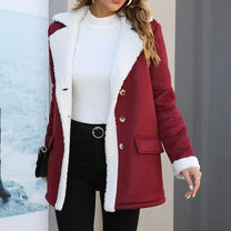 Women&#39;s Soft Fabric Jacket With Versatile Design