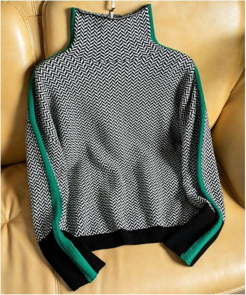 Women&#39;s Soft Roll Neck Sweater for Winter