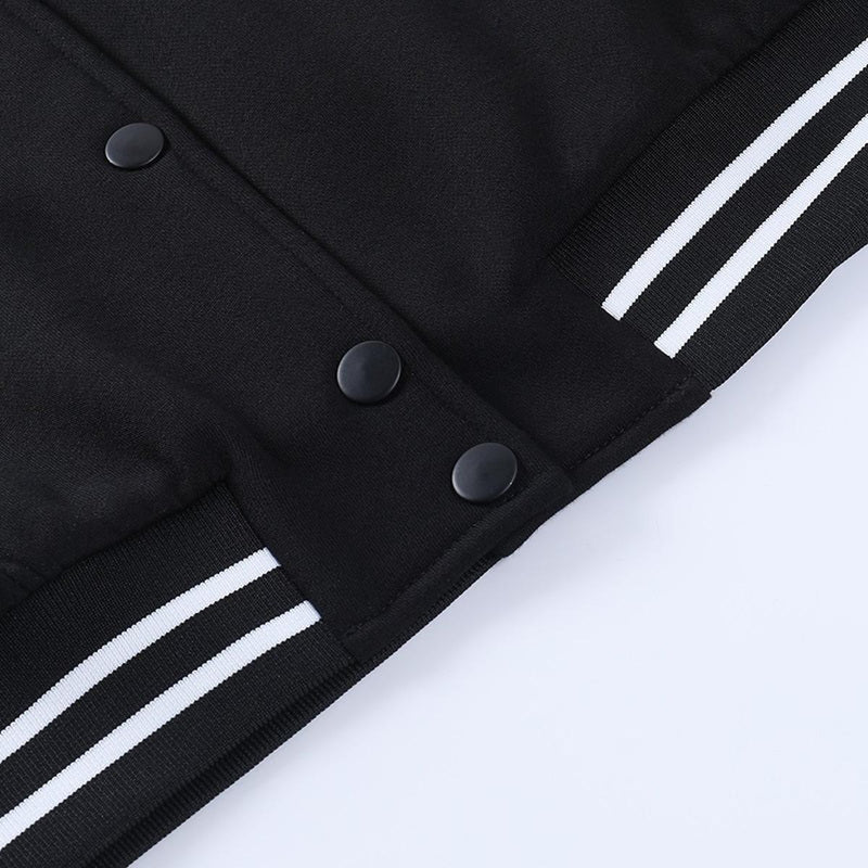 Women&#39;s Sporty Baseball Jacket With Classic Design
