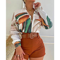 Women&#39;s Spring Blouse With Elegant Design