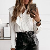 Women&#39;s Spring Blouse With Flattering Cut