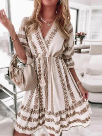 Women&#39;s Spring Dress With Flowing Fit