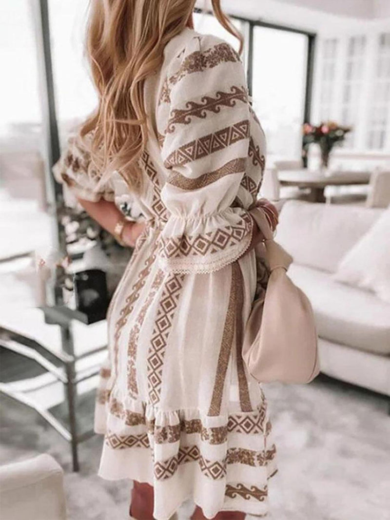 Women&#39;s Spring Dress With Flowing Fit