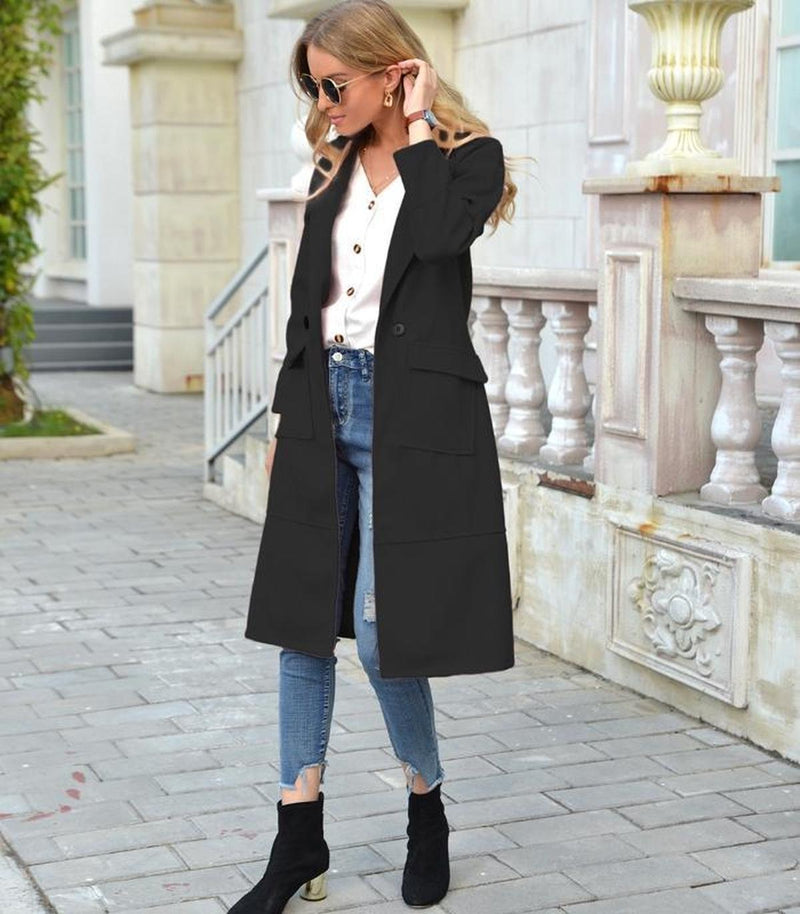 Women&#39;s Spring Jacket With Wind-Resistant Fabric