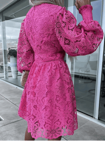 Women&#39;s Spring Mini Dress - Chic, Versatile, Comfortable