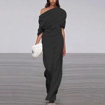 Women&#39;s Spring Single-Breasted Jumpsuit