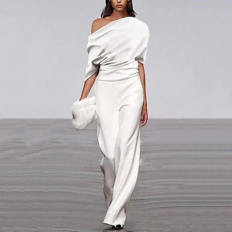 Women&#39;s Spring Single-Breasted Jumpsuit