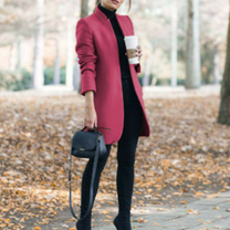 Women&#39;s Stand-Collar Winter Coat With Timeless Design