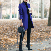 Women&#39;s Stand-Collar Winter Coat With Timeless Design