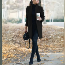 Women&#39;s Stand-Collar Winter Coat With Timeless Design