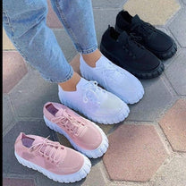 Women&#39;s Stretch Fabric Shoes - Breathable, Lightweight, Elastic Fit