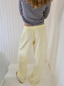 Women&#39;s Striped Lounge Trousers With Elastic Waistband