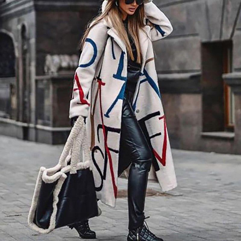 Women&#39;s Stylish Warm Jacket With Pockets